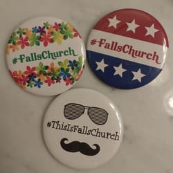 photo of 3 Falls Church badges